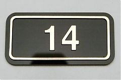 Табличка на дверь c номером
