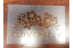 Трафарет для цветочного магазина