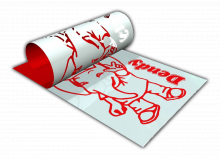 Плоттерная резка самоклеющейся плёнки