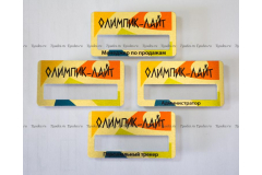 Цветной бейдж из металла