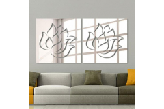 Фигурное панно из акрила