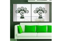 Фигурное акриловое зеркало