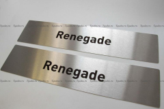 Табличка из анодированного алюминия