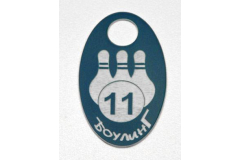 Номерки из оргстекла для боулинга