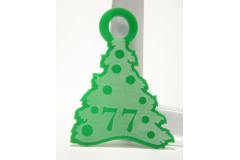 Номерок для гардероба в виде ёлочки