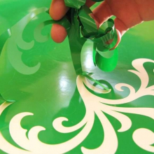 Трафареты из самоклеющейся пленки