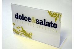 Настольная табличка из оргстекла