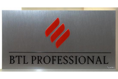 Табличка из нержавейки