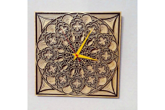 Настенные часы из дерева ручной работы