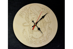 Настенные часы на заказ из дерева
