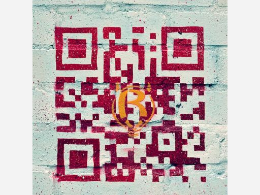Трафареты с QR-кодом с логотипом