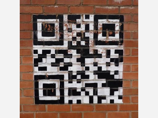 Трафареты с QR-кодом на стену