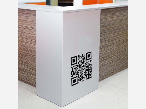 Трафареты с QR-кодом для офиса