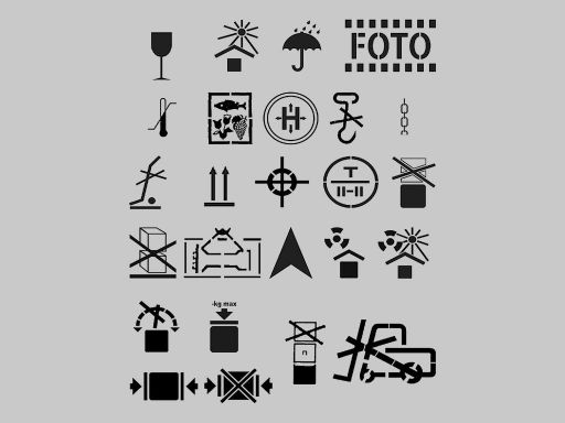 Трафареты обозначений